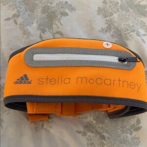 Stella McCartney Vibrant Orange Running belt w/ zip pocket